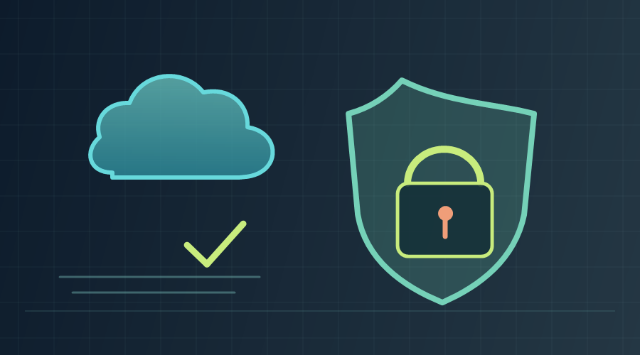 Cloud security shield protecting connected cloud services